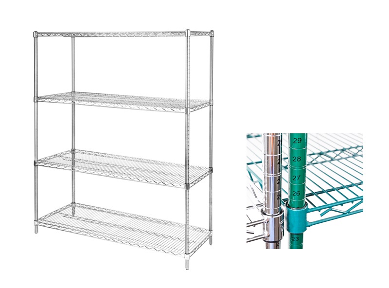 Wire Shelving, Stainless Steel 304